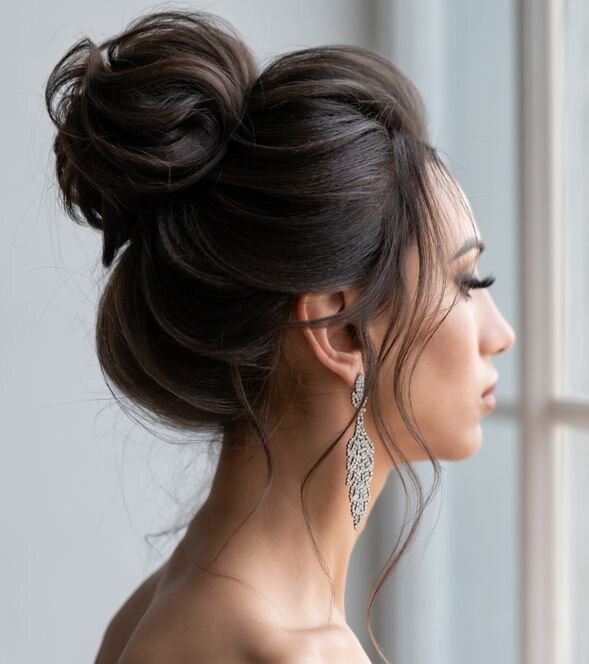 A Trendy Top Knot