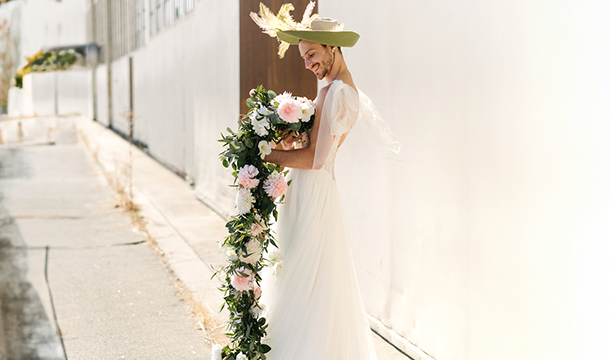 Man in Wedding Dress