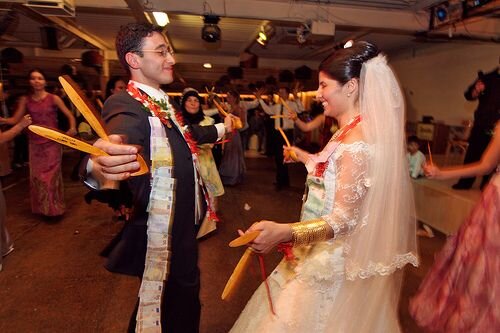 Turkish wedding party