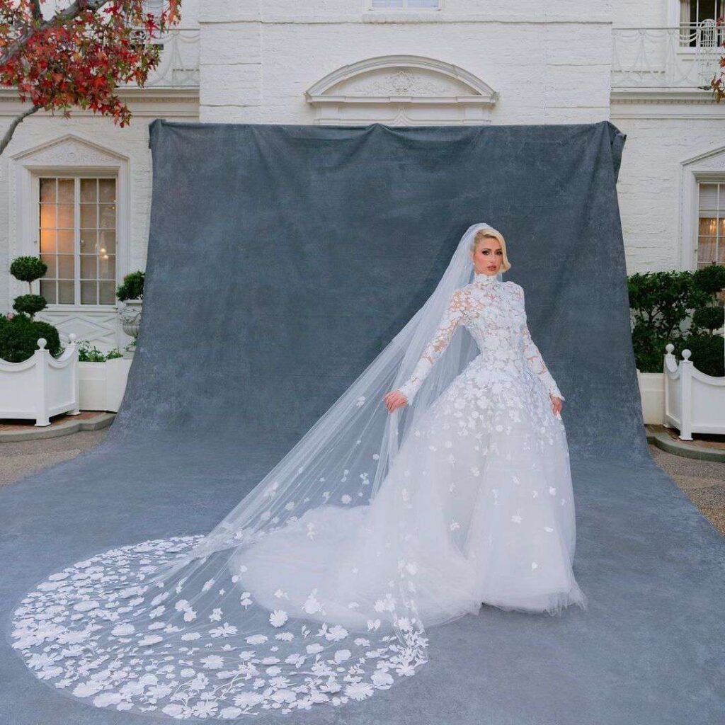 Nicky Hilton wedding Paris dress