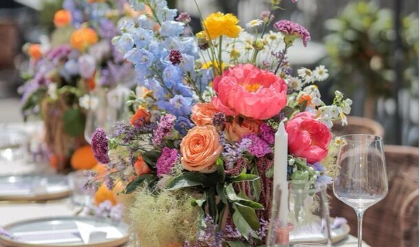 Wildflowers wedding boho