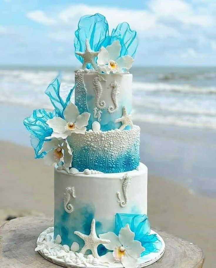 Beach Wedding cake