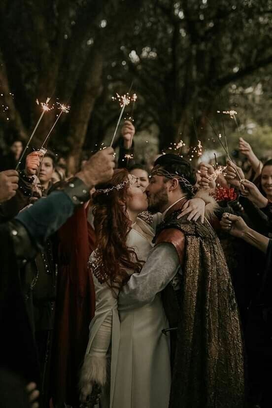 Pagan wedding moments