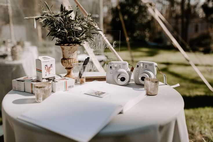 Wedding Polaroid station