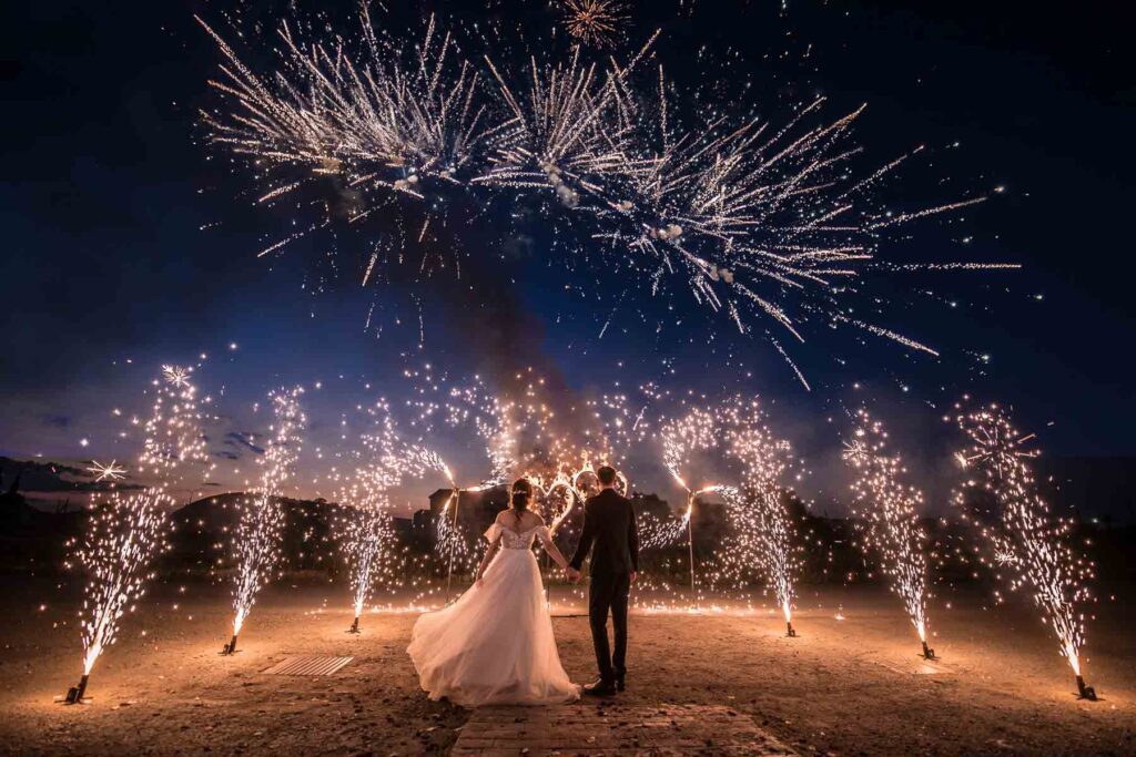 How much does a wedding fireworks cost?