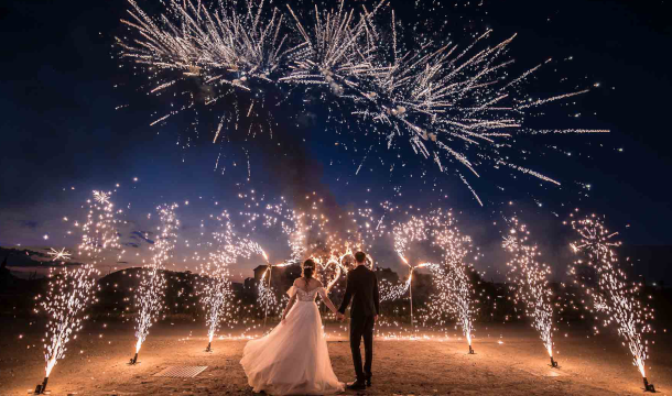 How much does a wedding fireworks cost