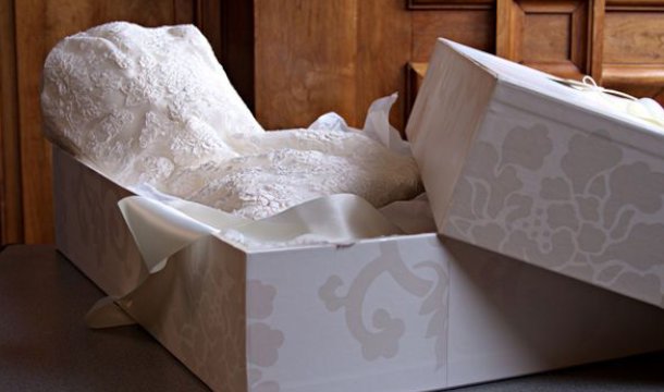 How to ship a wedding dress