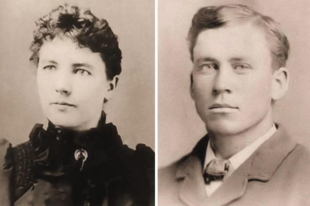 Laura Ingalls Wilder and Almanzo Wilder wedding