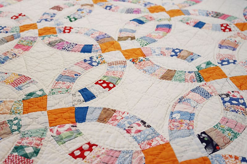 Wedding ring quilt pattern