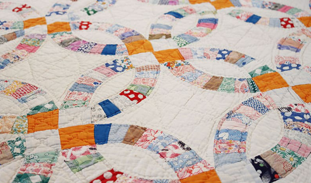 Wedding ring quilt pattern